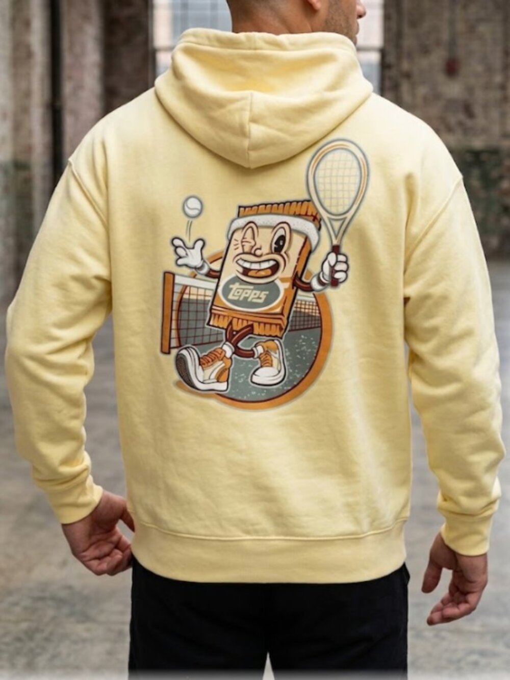 Topps Fanatics NWOT Organic Cotton/Recycled Poly Tennis Graphic Hoodie